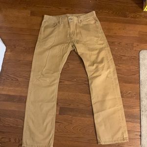 LEVI’S 514 TAN KHAKI WHITE TAB Straight Leg - Size 34x32 Men